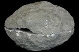 Keokuk Quartz Geode with Calcite & Pyrite Crystals - Missouri #144768-1